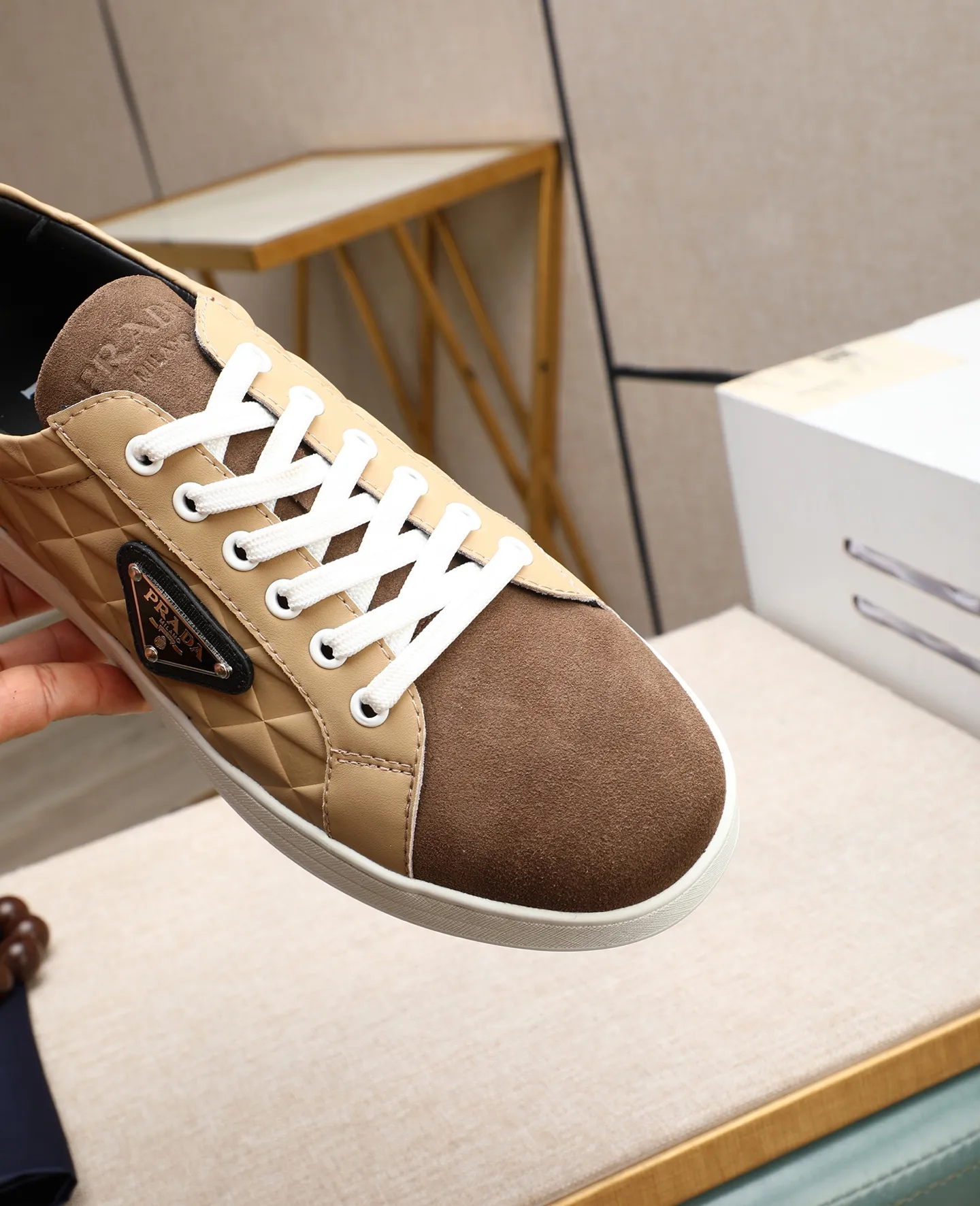 Men's men's shoes💰440🌹🌹[PRADA—Prada] latest model🙈original replica! 👟👟👟Available here. The workmanship is top-notch. The upper is made of Italian 🇮🇹Imported calfskin. ❗️Breathable genuine leather lining @Suitable for travel. The original version has an enlarged engraved sole, making it suitable for all kinds of travels, showing low-key luxury. Let quality speak for itself. Color: Size: 38-44
